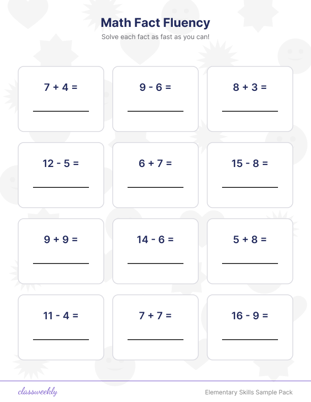 Elementary Skills Sample Pack - Page 3