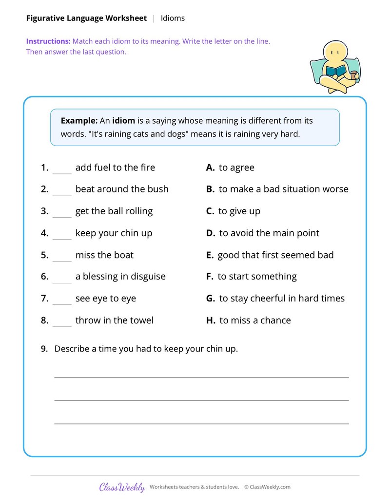 Figurative Language: Idioms