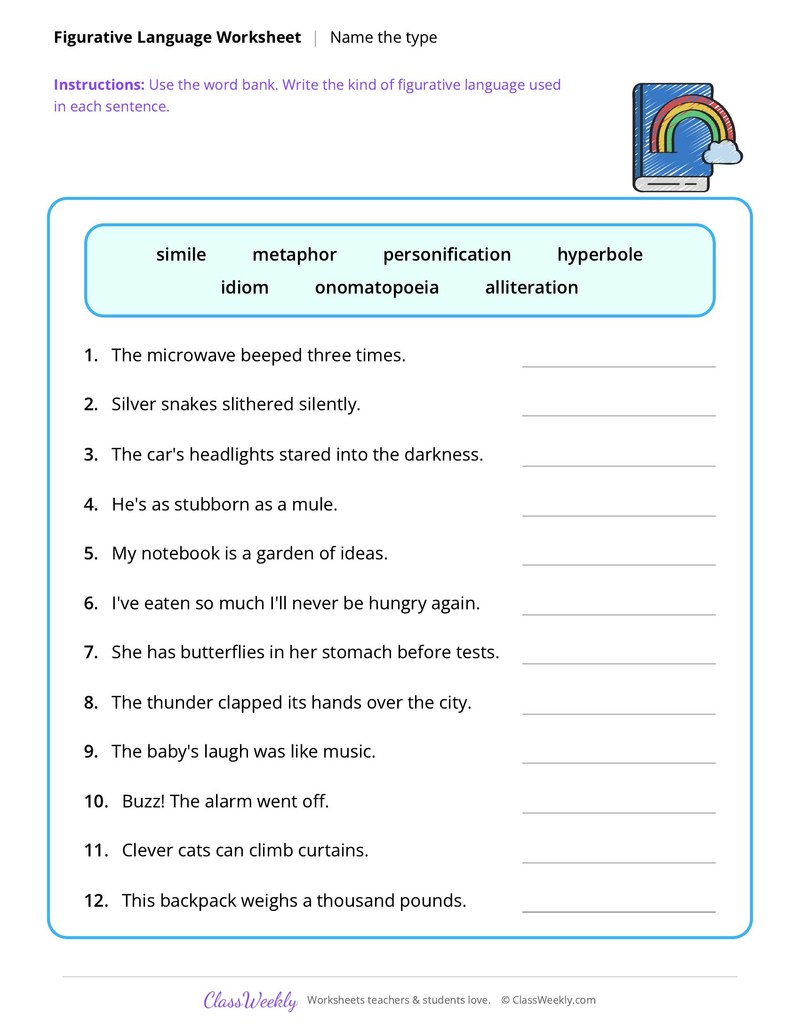 Figurative Language: Name the type