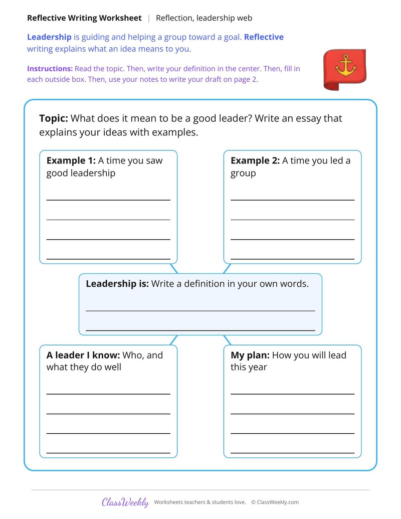 What Leadership Means to Me Reflective Writing - Page 1