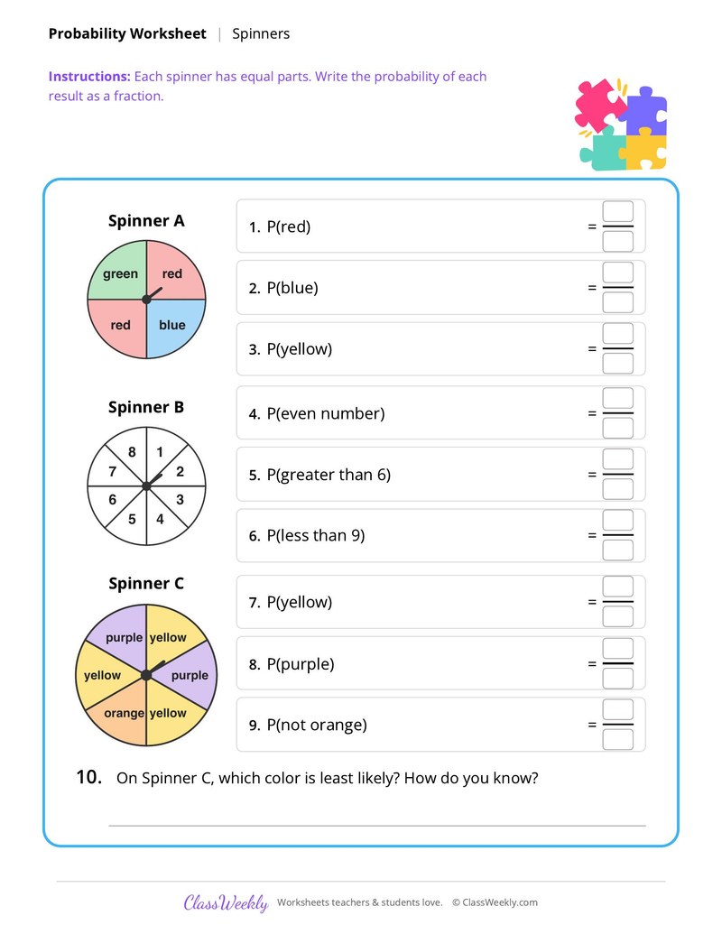 Spinner probability