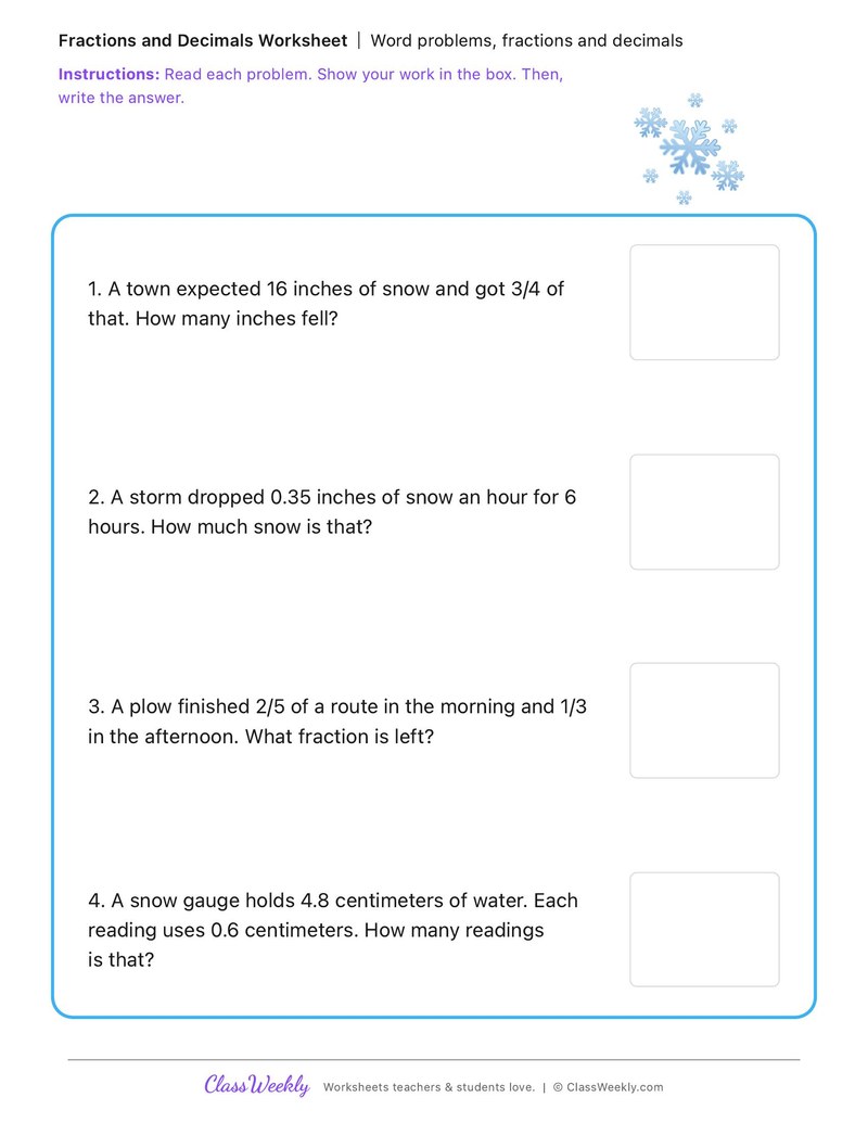 Winter Science & Weather
