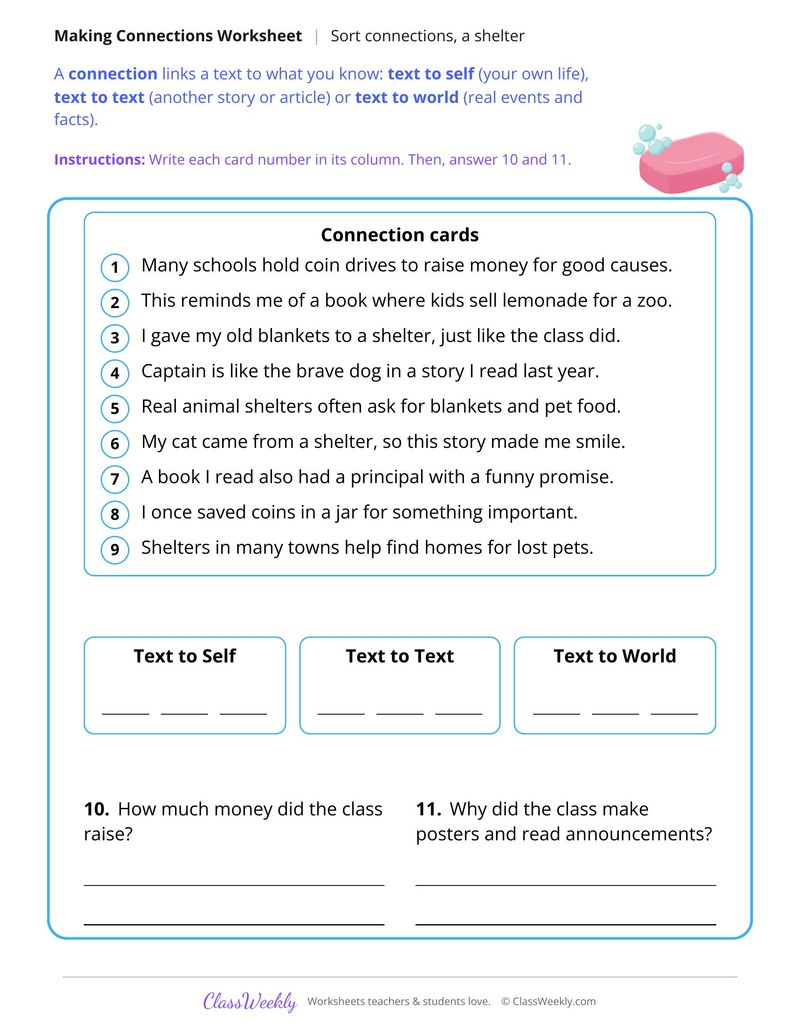 Name the Connection, Self, Text or World - Page 2