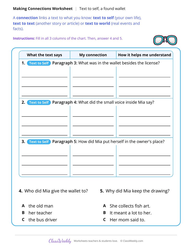 Use Connections to Understand a Character's Choice - Page 2