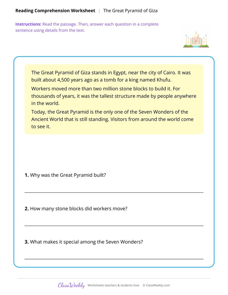 The Great Pyramid of Giza - Diversity & World Cultures