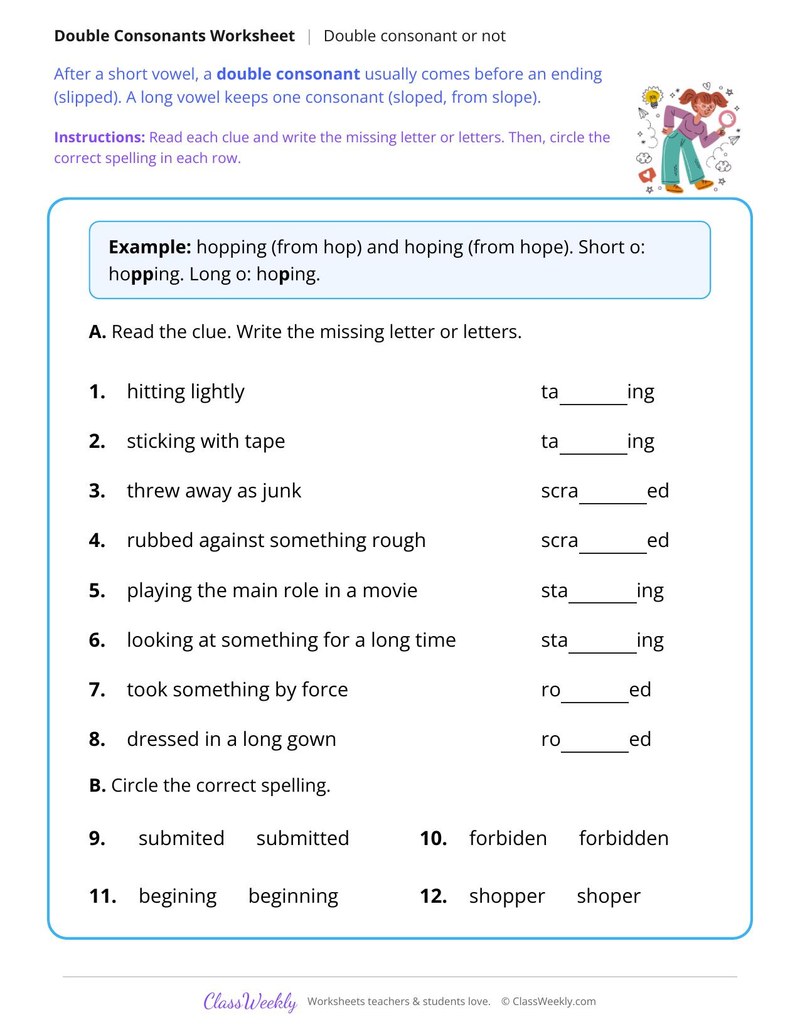 Double Consonant or Not