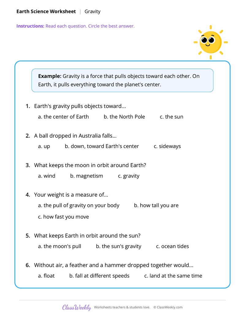 Earth Science: Gravity