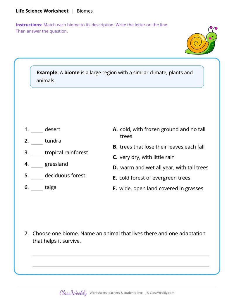 Life Science: Biomes