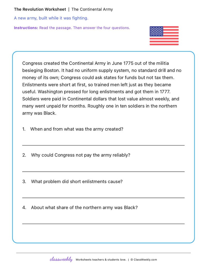 The Continental Army