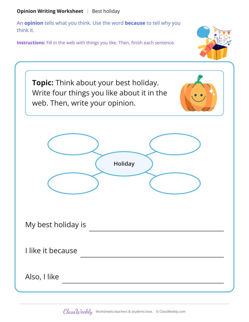 Best Holiday Opinion Writing