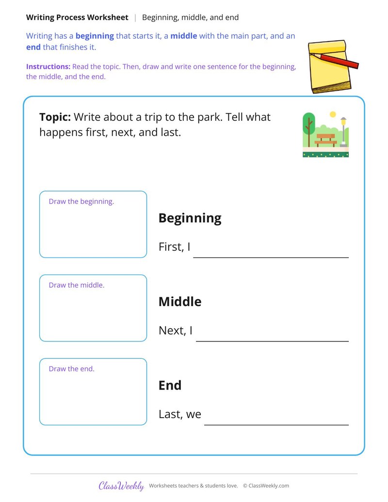 Write a Beginning, Middle and End