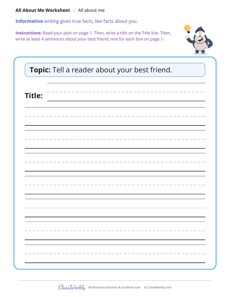 My Best Friend Writing - Page 2
