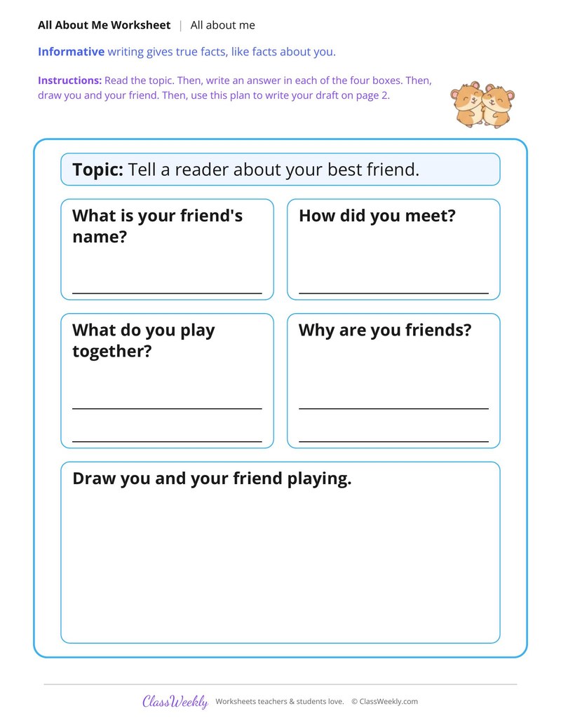 My Best Friend Writing - Page 1