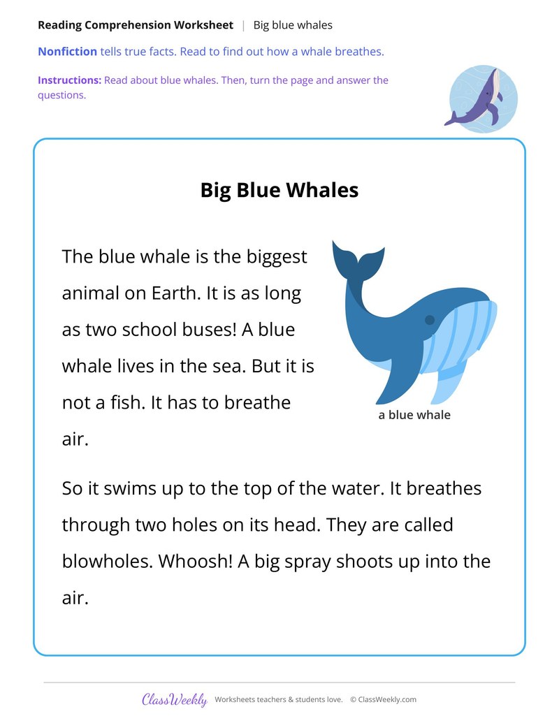 Big Blue Whales (Short Read) - Page 1