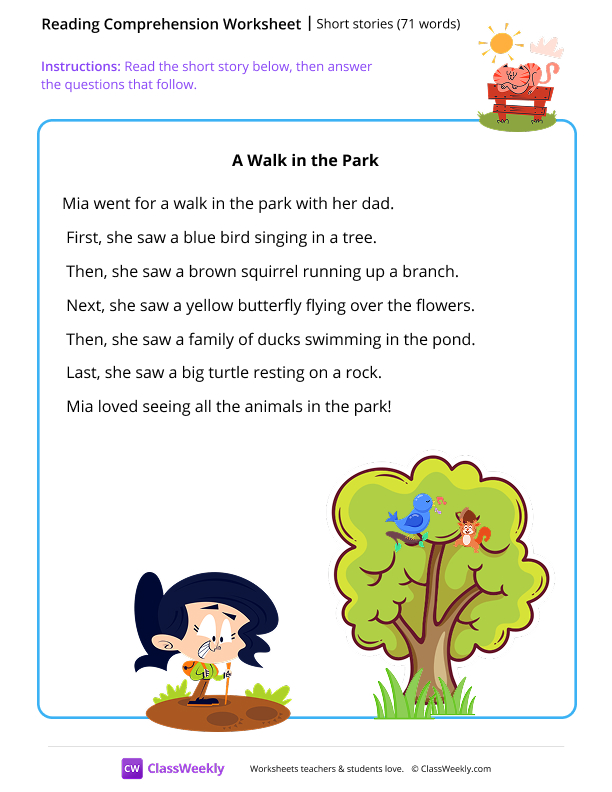Short stories (71 words)