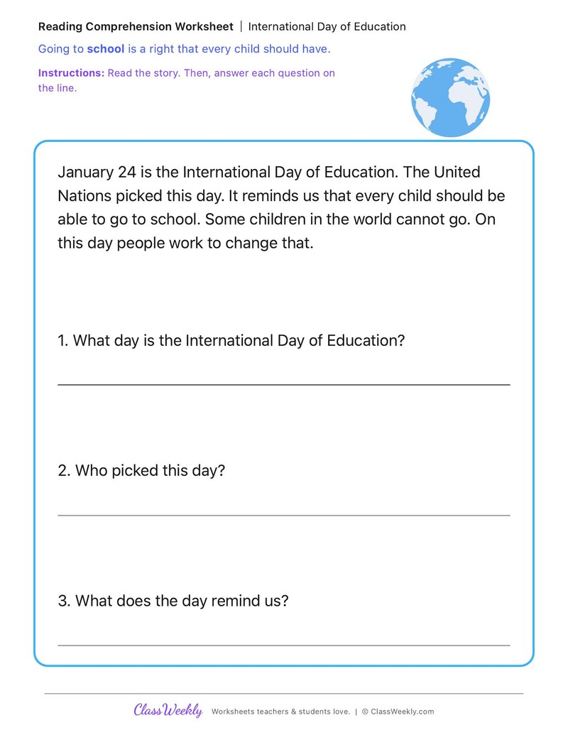 International Day of Education