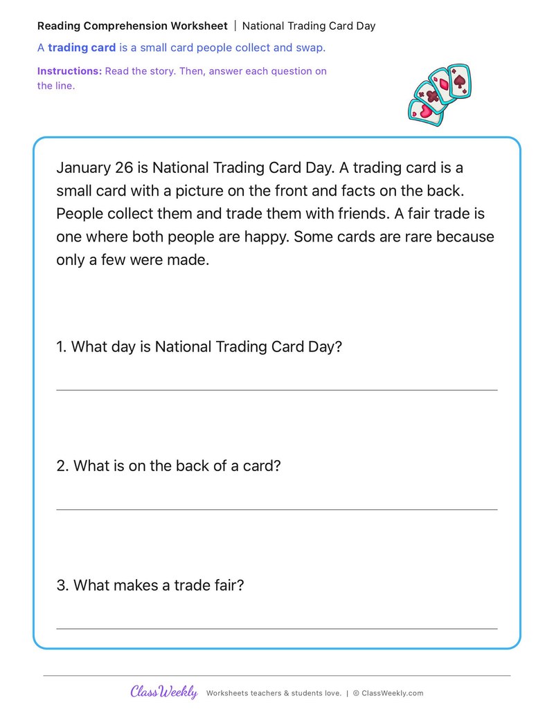 National Trading Card Day