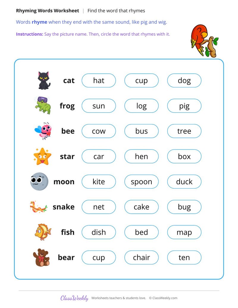 Find the Word That Rhymes
