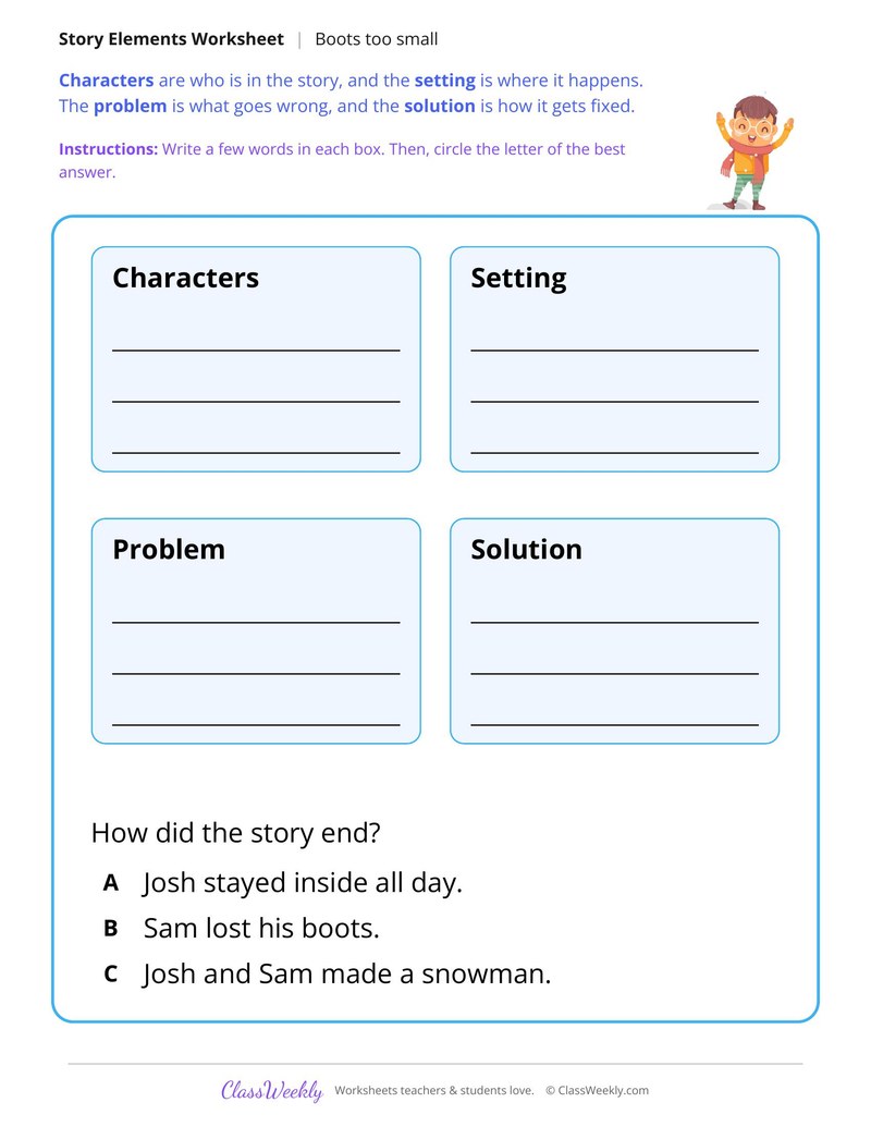 Boots Too Small (Story Map)