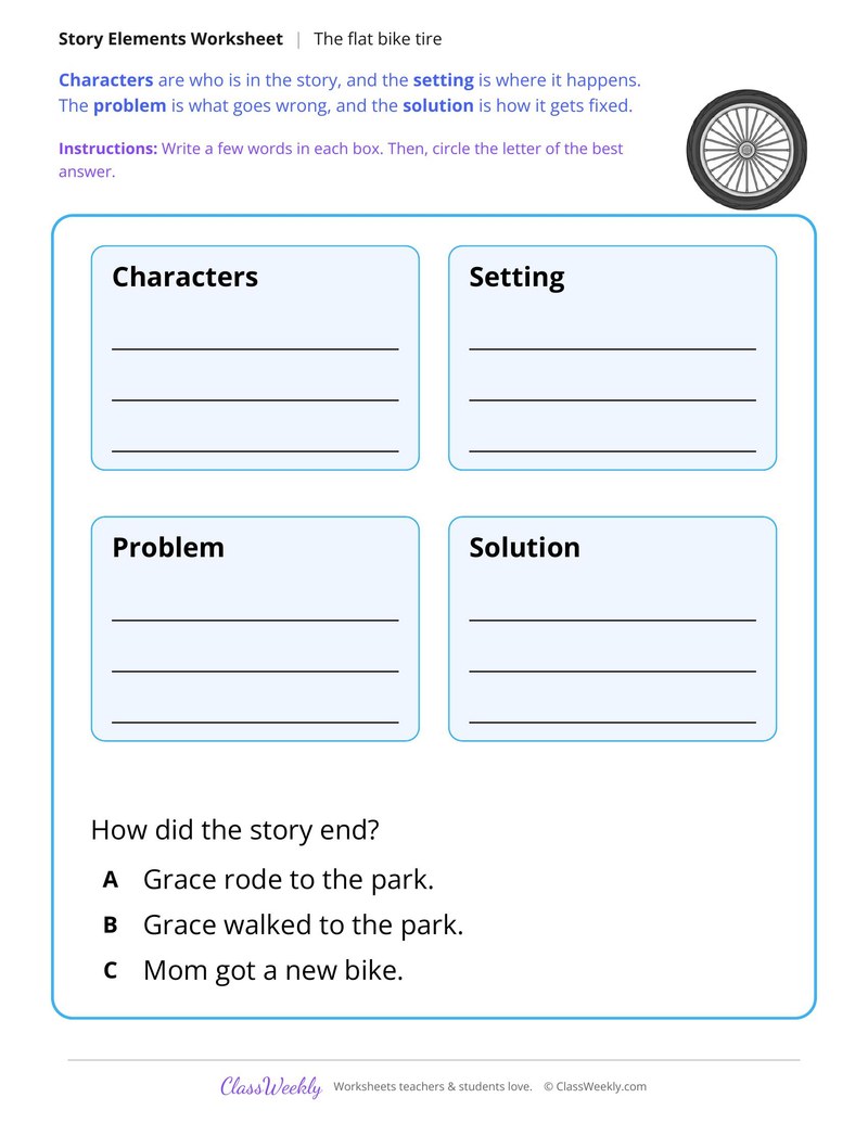The Flat Bike Tire (Story Map)