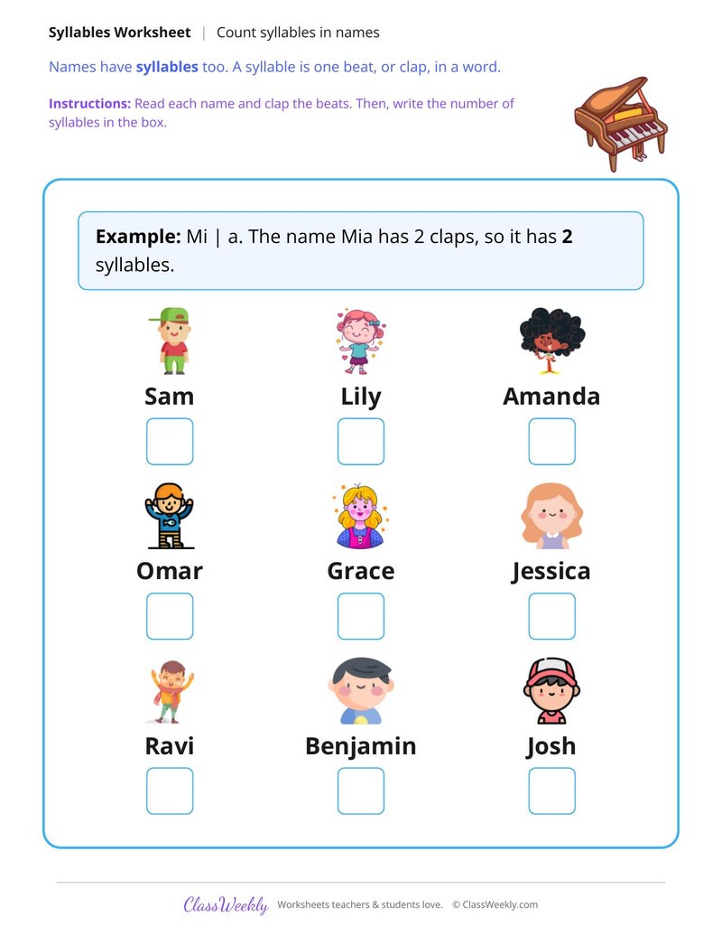 Count Syllables in Names