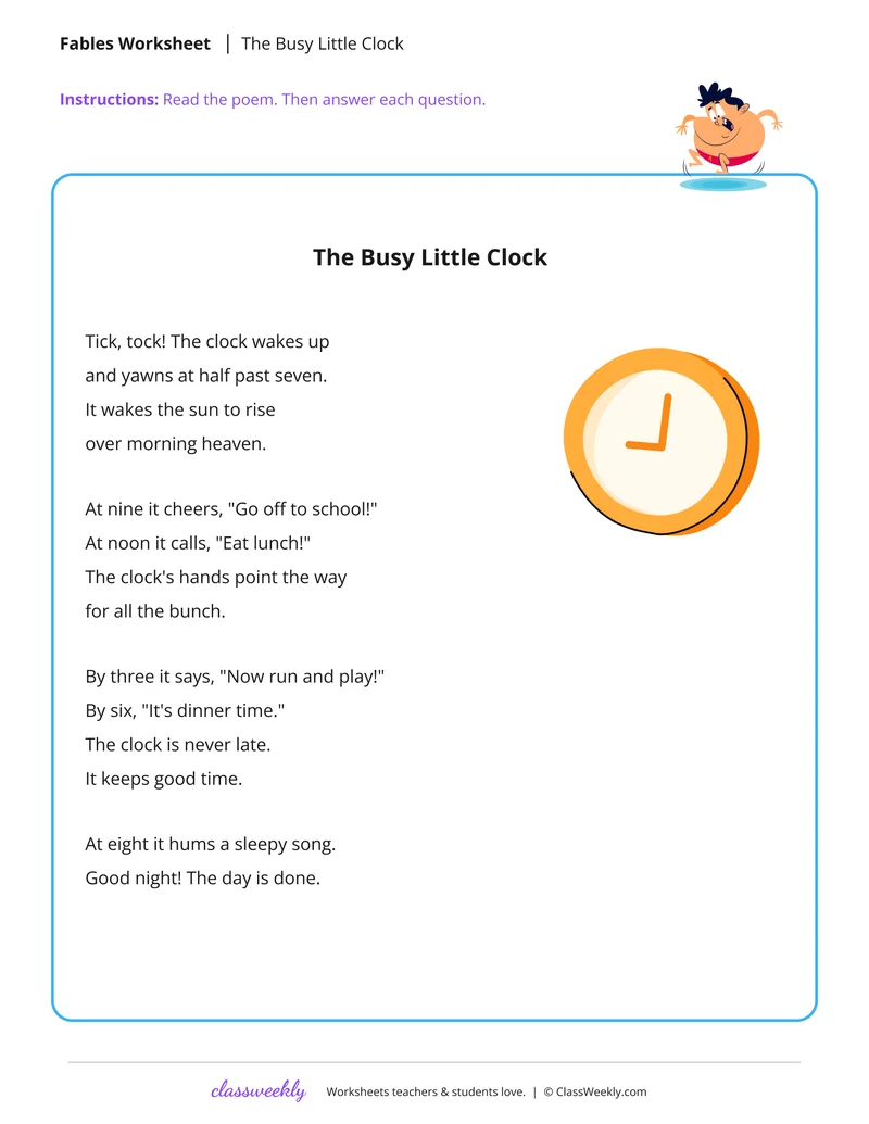 The Busy Little Clock