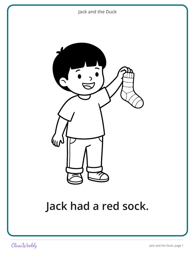 Jack and the Duck: CK Decodable Reader