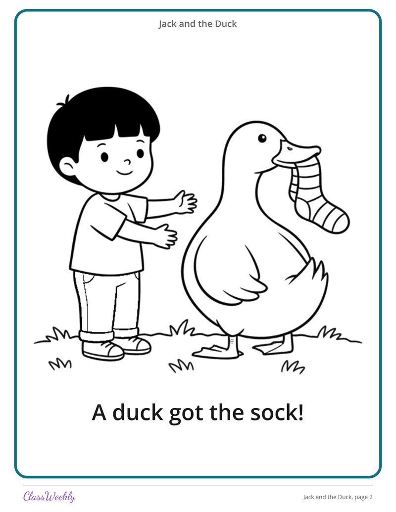Jack and the Duck: CK Decodable Reader