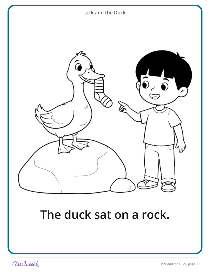 Jack and the Duck: CK Decodable Reader