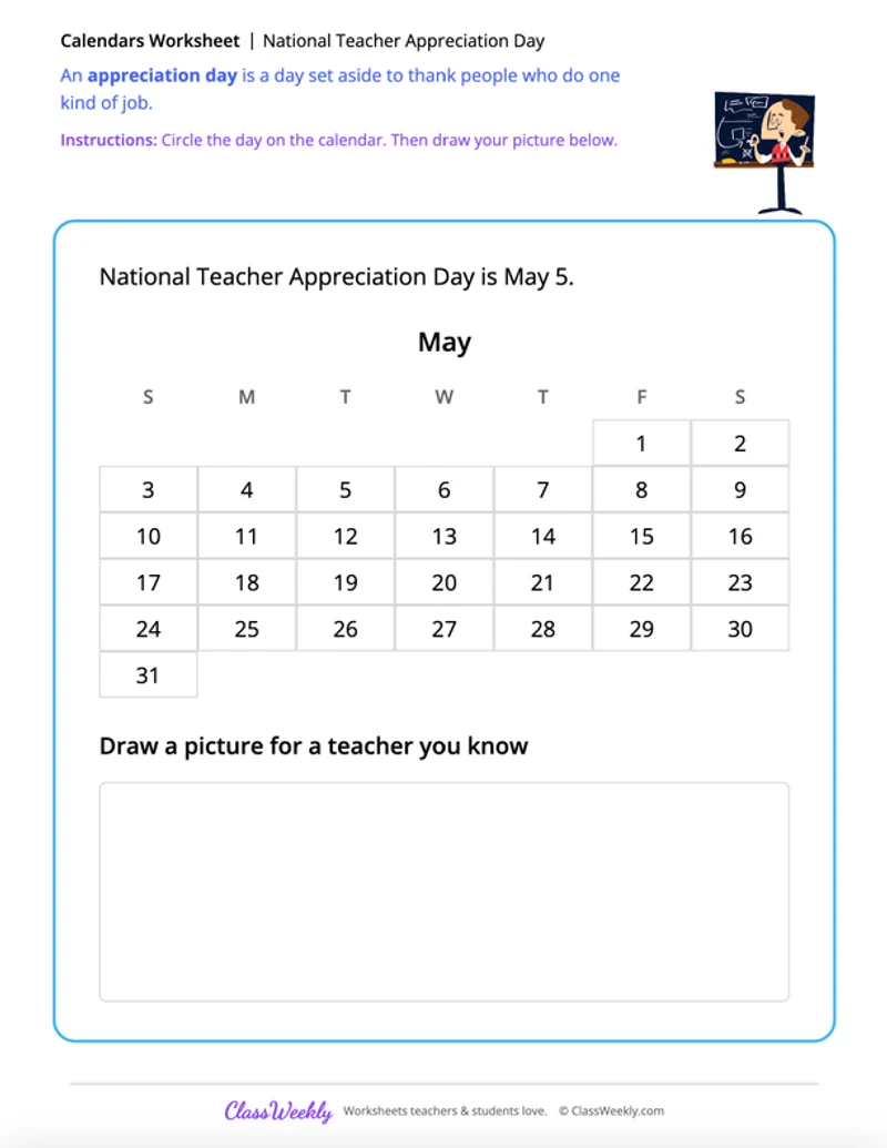 National Teacher Appreciation Day