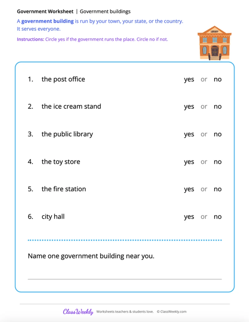 Government buildings