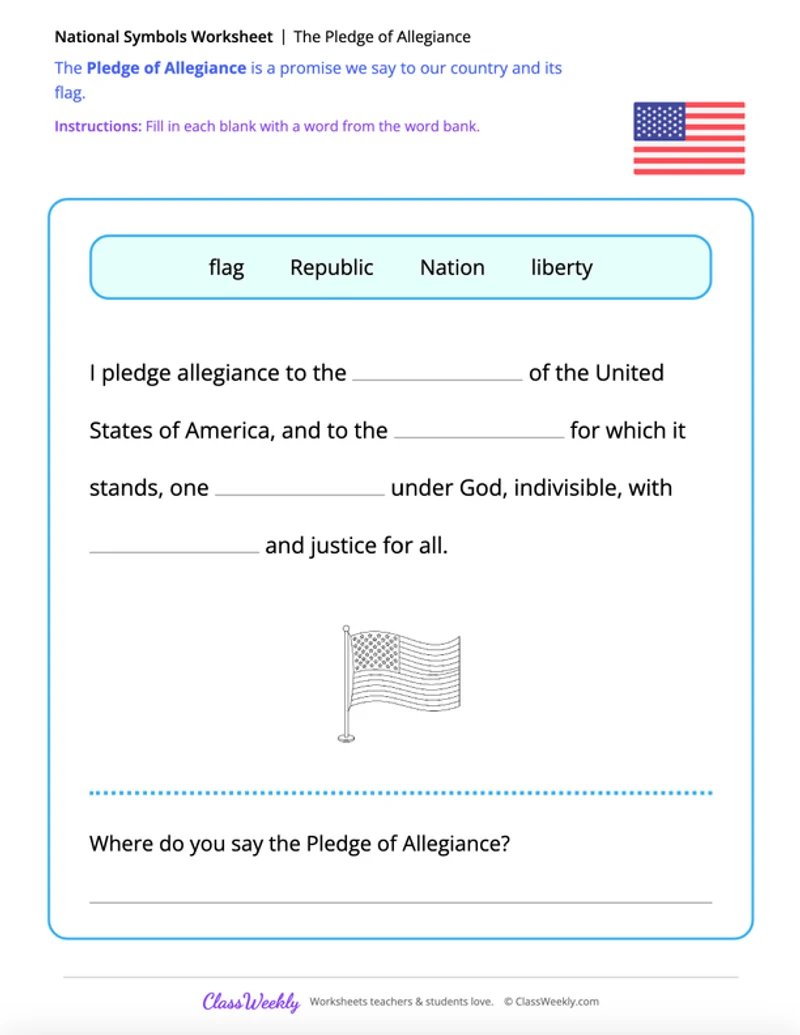 The Pledge of Allegiance