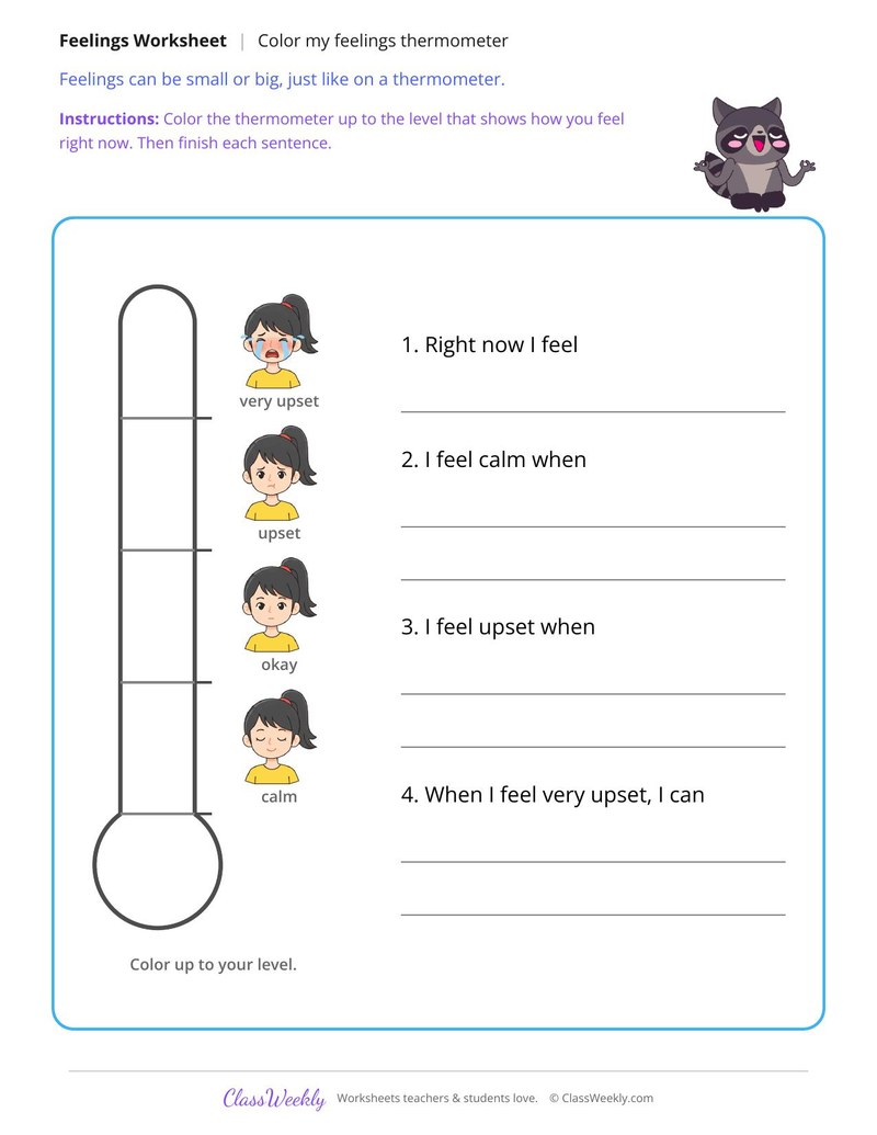 My Feelings Thermometer