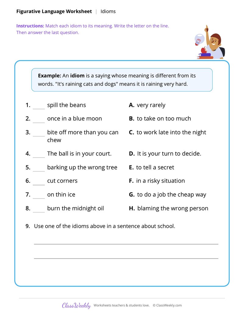 Figurative Language: Idioms