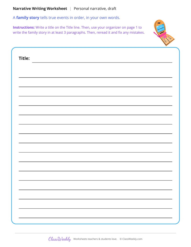 A Family Story Worth Telling Personal Narrative - Page 2