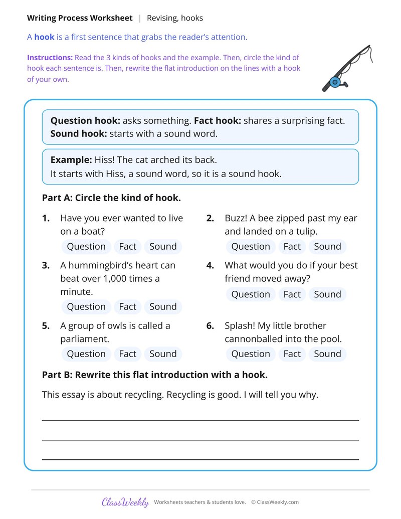 Revise an Introduction With a Strong Hook