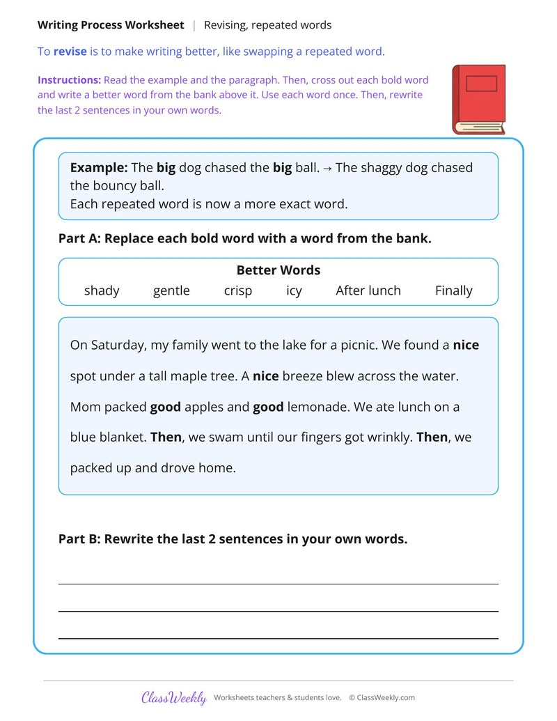 Revise to Remove Repeated Words