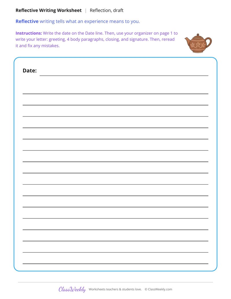 A Letter to My Future Self Reflective Writing - Page 2