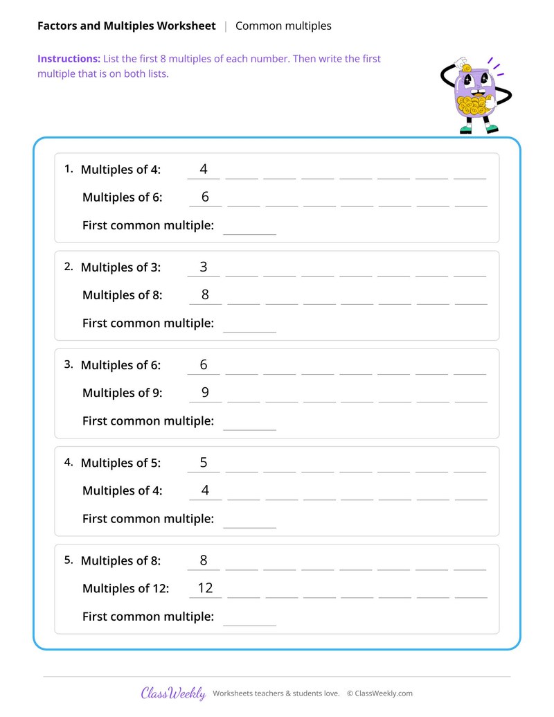 First common multiple