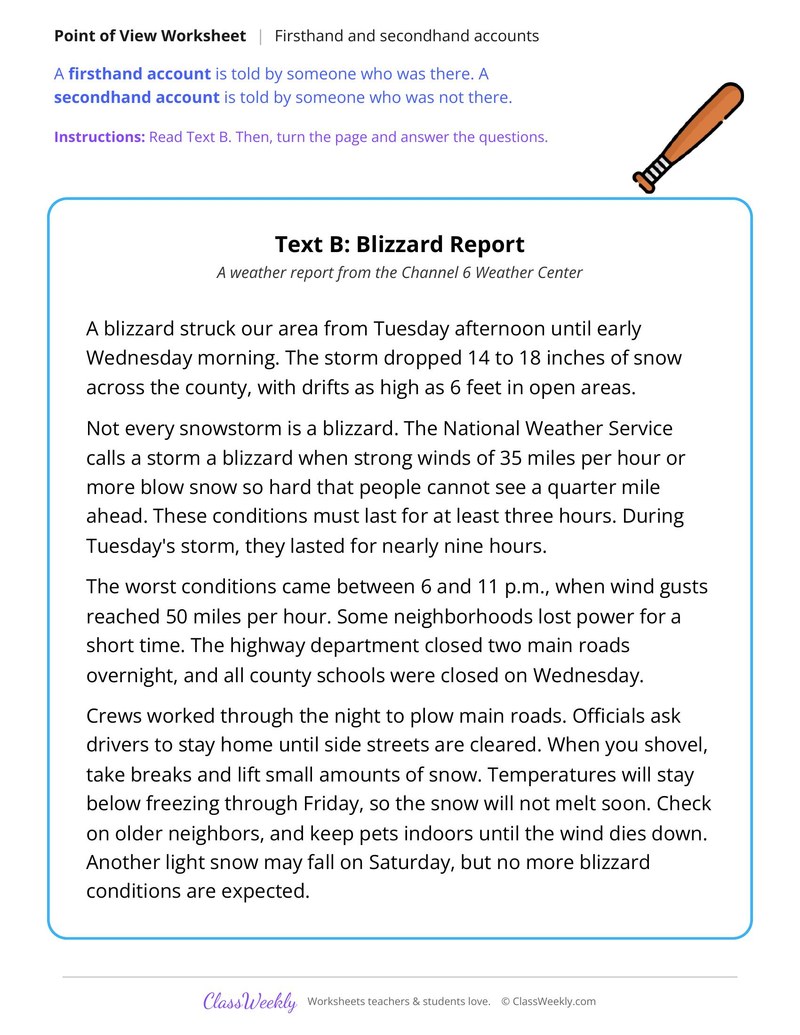 Firsthand and Secondhand Accounts of a Blizzard - Page 2