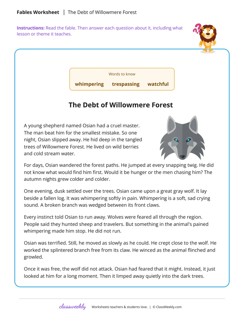 The Debt of Willowmere Forest