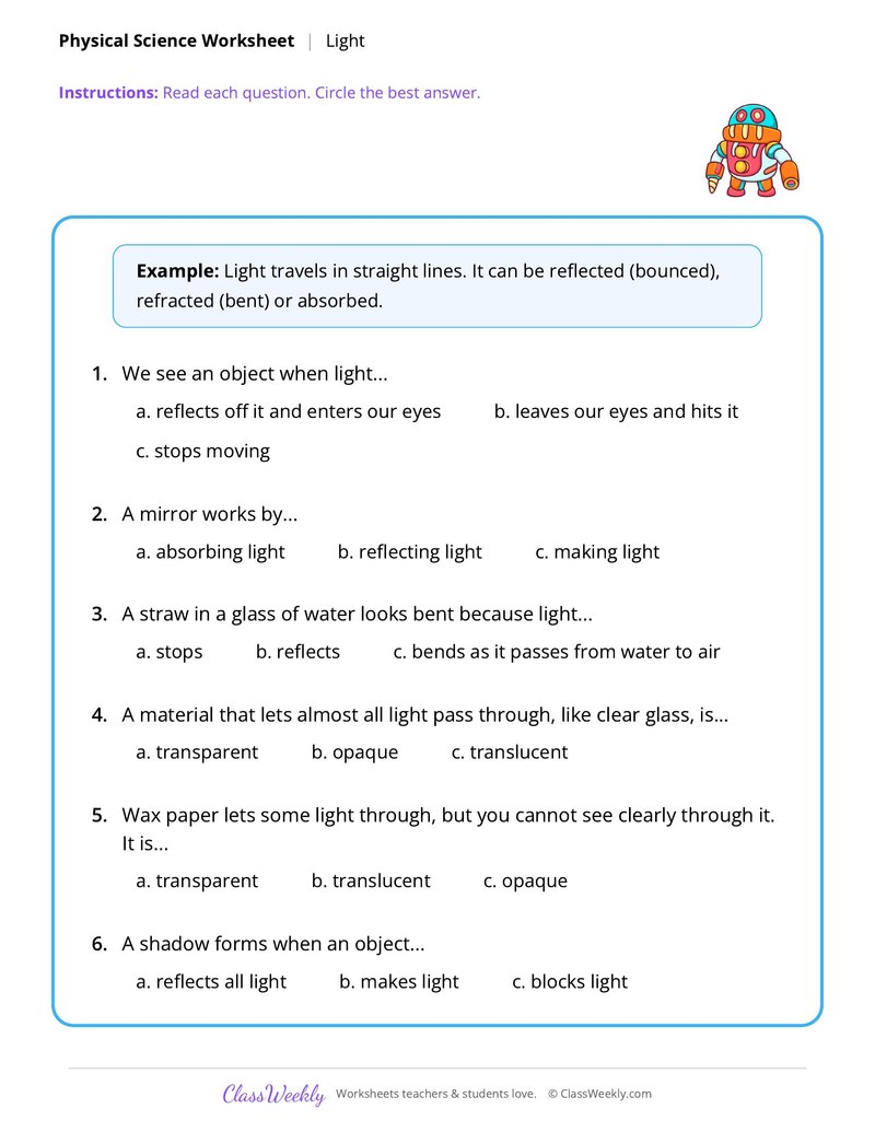 Physical Science: Light
