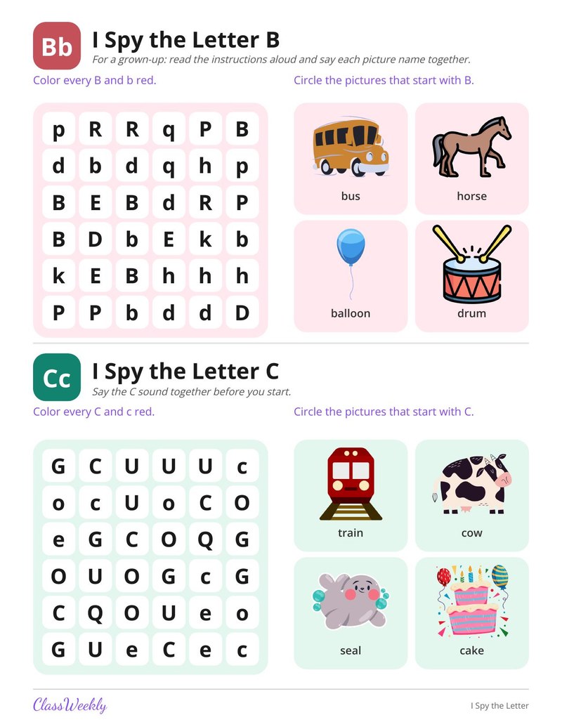 I Spy the Letter