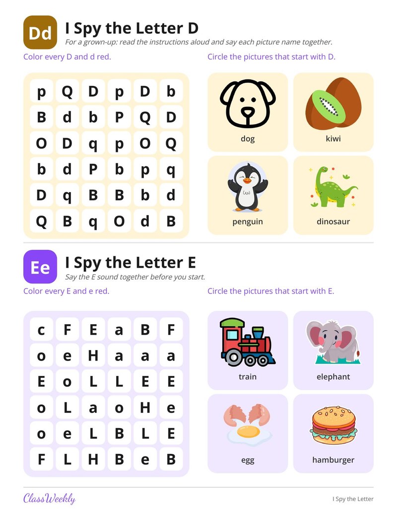 I Spy the Letter
