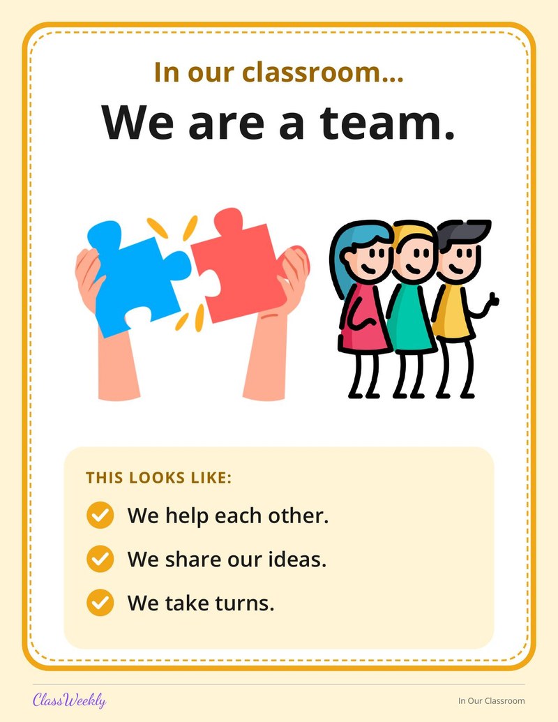 In Our Classroom Posters