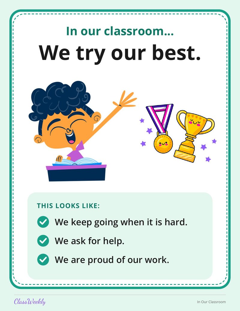 In Our Classroom Posters