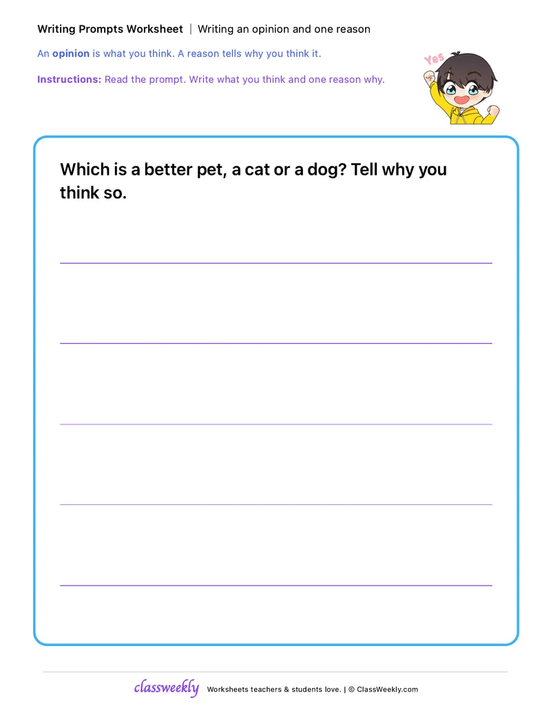 Writing an Opinion