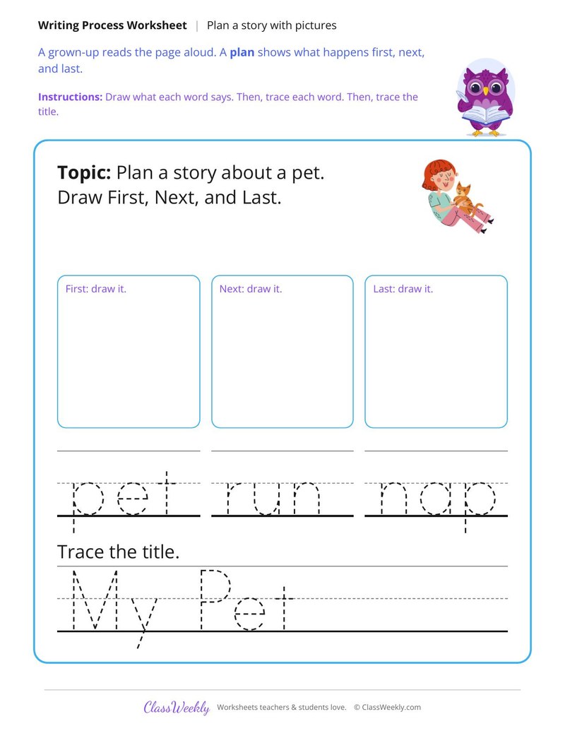 Plan a Story with Pictures