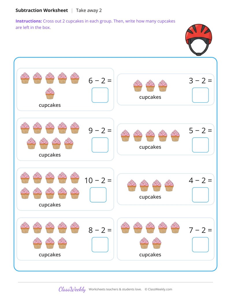 Subtract the Same Number, Take Away 2