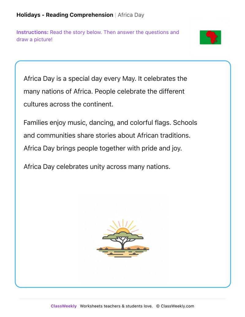 Africa Day - Page 1